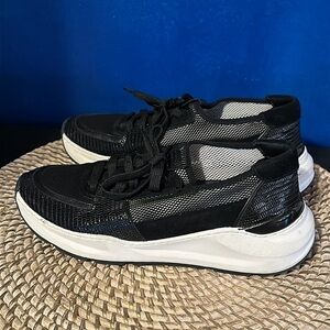 Women 27 EDIT Naturalizer Bev Black Fashion Sneaker Size 7 (6925044)